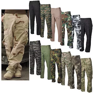 Pantalones de campo de EE. UU. BDU originales MIL-SPEC S-3XL Army Cargo pantalones de camuflaje pantalones de ejército NUEVOS - Imagen 1 de 16