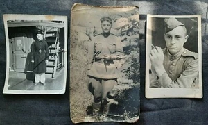 3 Photographs of Soviet soldiers Red army 1947-61s USSR - Picture 1 of 12