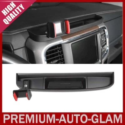 Console Dash Phone Bracket Holder Storage Box Tray For Dodge RAM 1500 2012-2017 Foto 1 de 4