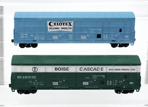 2 Vtg HO Scale Building Products Cars Celotex LUNX 4411 &Boise Cascade MD&W 3000 - Picture 1 of 7