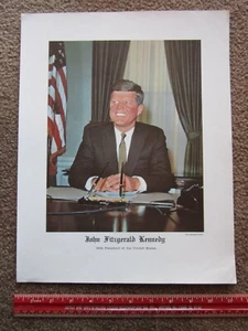 Foto VINTAGE Presidente KENNEDY 11x14 anni 60 JFK John F.  - Foto 1 di 1