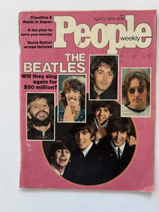 Vintage People Weekly Magazine - April 5, 1976 - The Beatles, Peter Tork, etc - Picture 1 of 2