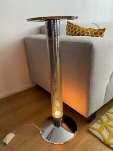 Vintage IKEA metal FLOOR LAMP and SIDE TABLE in one