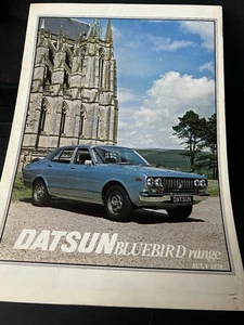 Datsun Bluebird Range July 1978 Vintage Brochure - Picture 1 of 4