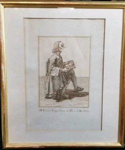 Pier-Leone Ghezzi, vignetta ritratto, disegno, inchiostro marrone, XVIII secolo, 647 - Foto 1 di 11