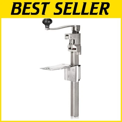 Abridor de latas de mesa de acero chapado - latas de 11" de alto Foto 1 de 4