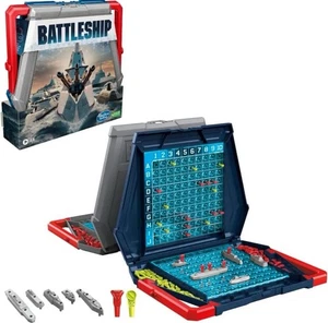 Battleship Classic Board Game Portable Naval Combat Strategy For Kids And Adults - Picture 1 of 5
