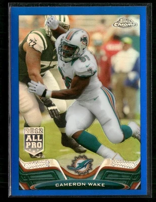 2013 Topps Chrome #177 Cameron Wake Blue Refractors #/199 - Image 1 of 2