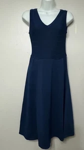 SERAPHINE MATERNITY DRESS SLATE BLUE KNIT WORK JUMPER Women’s SIZE 2 NEW - Picture 1 of 11
