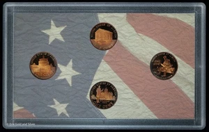 2009 S Lincoln One Cent Bicentennial Proof Set Toned - Toning - Nice! - Picture 1 of 7