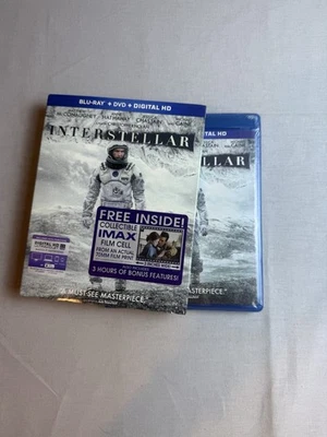 Interstellar Blu-ray/DVD Combo Pack! Sealed with Slipcover and IMAX Film Cell! Foto 1 de 4