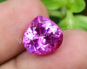 7.45 Ct Natural Mexico Pink Danburite Certified Pear Loose STUNNING Gemstone - Picture 1 of 5