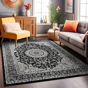 Rugshop Rugs Traditional Oriental Medallion Area Rug Kitchen Living Room Carpets - Picture 1 of 48