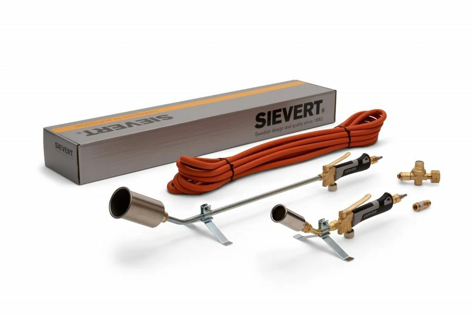 UNI Sievert INOX Pro88 AufschweissBrenner 60/850 + Kanten-Brenner 34/400 7teilig SET