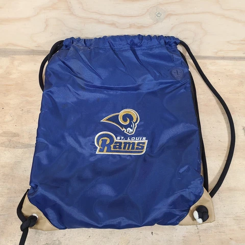ST Louis RAMS Ripple Drawstring Bucket Bag NFL Licensed Football LA Los Angeles Cover