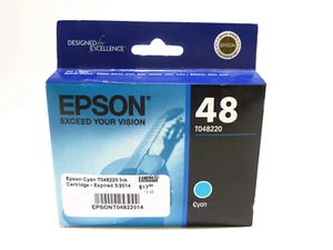 Epson Tintenpatrone Cyan T048220 - Abgelaufen 3/2014 - Bild 1 von 3