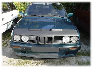 CAR HOOD BONNET BRA fit BMW 3 E30 1982-1994 NOSE FRONT END MASK BRA DE CAPOT - Imagen 1 de 2