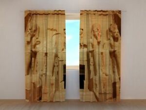 Curtain Egypt Wellmira Ready Made 3D Printed Bedroom Living Room Ready to Hang