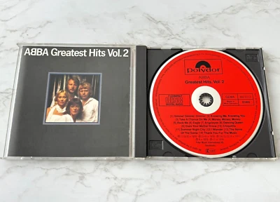ABBA Greatest Hits Vol. 2 CD TARGET ERA WEST GERMANY RED FACE! Polydor 800 012-2 - Image 1 of 4