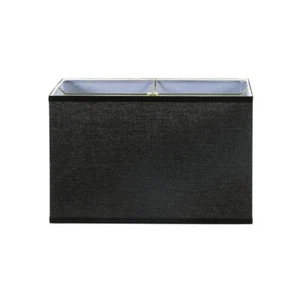 Aspen Creative Corporation Lamp Shade 10" x 16" Fabric Rectangular Black Finish - Picture 1 of 5