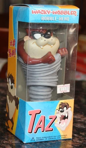 Funko Wacky Wobbler TAZ Tasmanian Devil Looney Tunes 7" Action Figure Cover