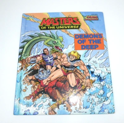Masters Of The Universe Demons Of The Deep, 1985 HC Book MOTU - Image 1 of 4