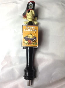 Heavy Seas Tropi Cannon Citrus IPA Pirate Head Figure Beer Bar Tap Handle - Picture 1 of 8