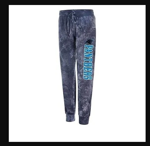 NEW Carolina Panthers Official NFL Women's Sisal Jogger pants Concepts Sport Cover