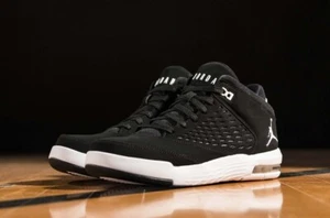 Air Jordan Flight Origin 4 Black White Basketball Shoes Retro 921196-001 Size 14 - Picture 1 of 24