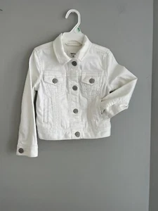 Jean Jacket white little girls baby gap XS - Picture 1 of 6