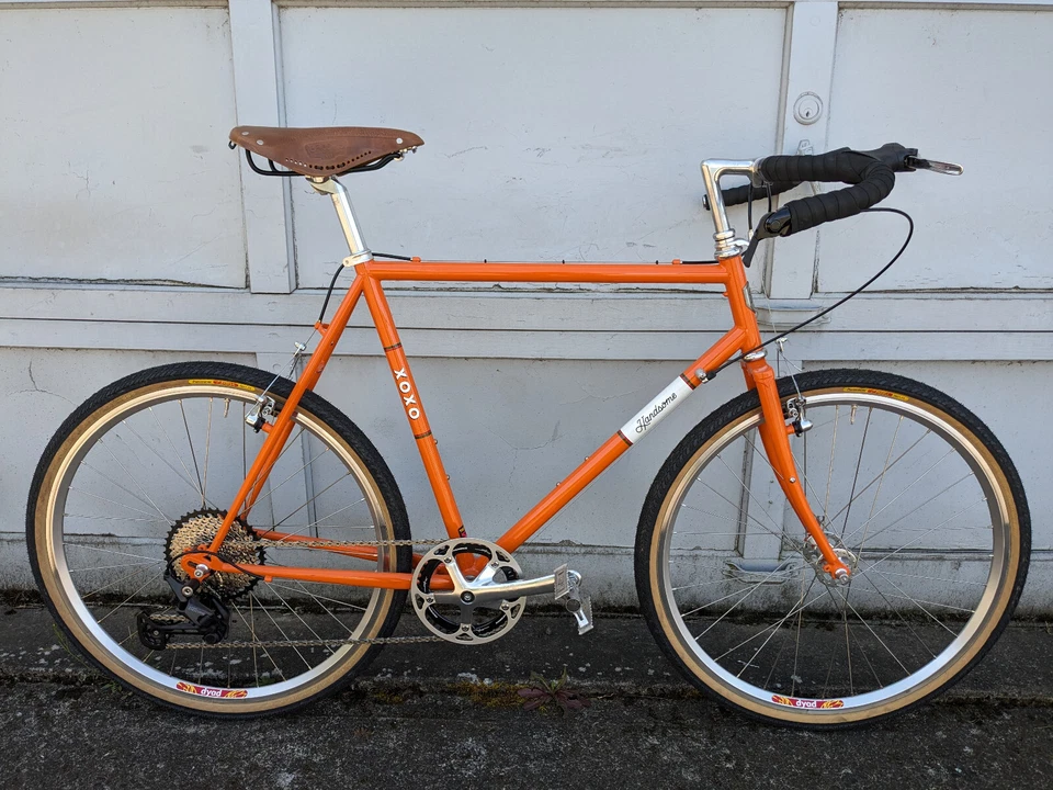 Lg Handsome Cycles XOXO Clone XO-1 26" Reynolds 520 11 speed deore Display bike - Image 1 of 4