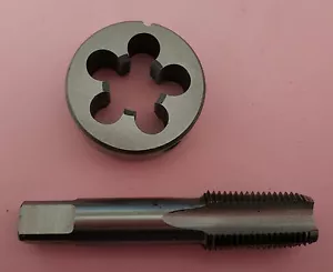 Lots 1pc HSS Machine 3/4-14 NPT Plug Tap and 1pc 3/4-14 NPT Die Threading Tool - Picture 1 of 12