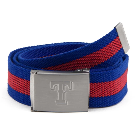 Men's Texas Rangers Fabric Belt Cover