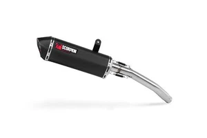Scorpion Exhaust Black Ceramic Serket Parallel Slip On Triumph Tiger 900 2024 - Picture 1 of 5