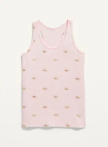 Old Navy Kid Girls Fitted Racerback Tank Top Rising Sun Print Size XS (5) - Picture 1 of 1