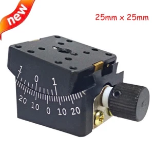 Precision Manual Goniometer with Dovetail Platform Optical Sliding Stage 25*25mm - Picture 1 of 5