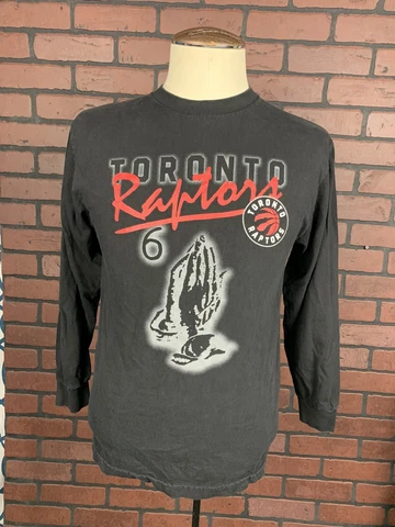 Toronto Raptors Drake Night Shirt Mens  Medium Black Long Sleeves 2016 Cover