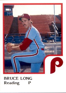 1986 Reading Phillies ProCards #15 Bruce Long Alton Moro Illinois Baseball Card