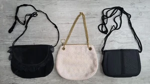 Lot of 3 Vintage Purses Hand Bags:  Vivere Italiano, Walbacg, Magid - EUC - Picture 1 of 16