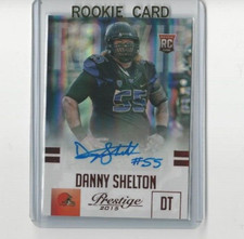 2015 Panini Prestige Extra Points Red Signatures #220 Rookie - Danny Shelton