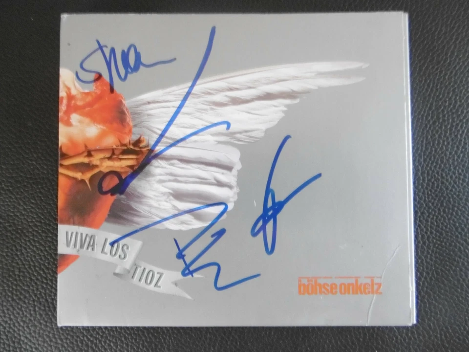 Böhse Onkelz Autogramme signed CD-Cover "Viva Los Tioz" - Bild 1 von 1