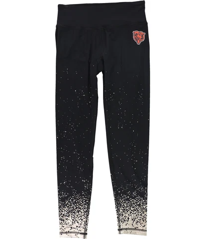 G-III Sports Womens Chicago Bears Compression Athletic Pants, Black, Small Cover