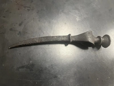 Antiguo martillo de guerra polaco alado Hussar Nadziak Obuch Obuszek Foto 1 de 3