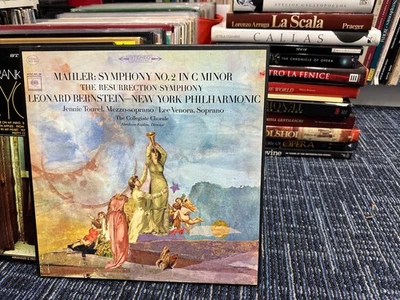 Mahler Symphony No. 2 Leonard Bernstein Conducting NY Philharmonic 2 LP Box Set - Image 1 of 4