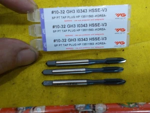 3 NEW 10-32 TAPS threading tool tapping YG-1 KOREA - Picture 1 of 2