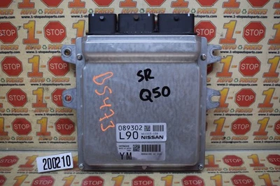 2014 2015 INFINITI Q50 MÓDULO DE COMPUTADOR MOTOR ECU ECM BEM394-000 A1 FABRICANTE DE EQUIPAMENTO ORIGINAL - Imagem 1 de 4