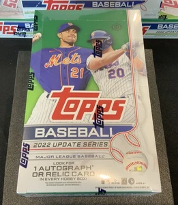 2022 Topps Baseball Update Series Hobby Box - Factory Sealed - 1 Auto or Relic - Picture 1 of 2
