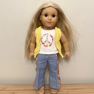 American Girl Julie Albright Blonde Doll with Outfit and Book Item #150 - Image 1 of 4