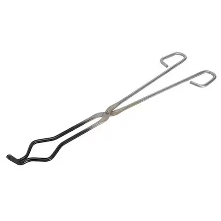 ZORO SELECT Coated Crucible Tongs, 18 In, Plated Steel, 5Zpt7