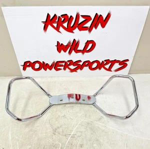 2003 HARLEY ELECTRA GLIDE Rear Passenger Grab Bar Chrome Handle - Picture 1 of 8